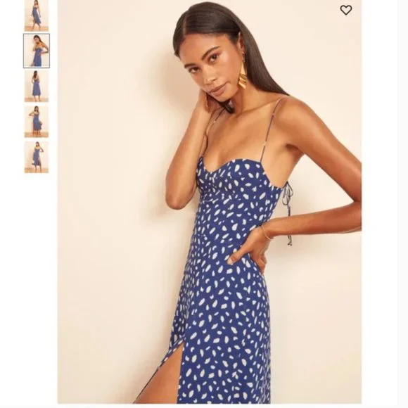 Sale🌈Reformation Juliette Dress - Moray - Picture 2 of 9